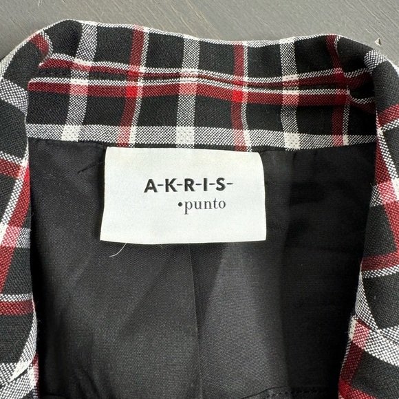 Akris Punto Plaid Blazer - Picture 4 of 9